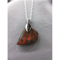 Canadian Free Form Ammolite Necklace