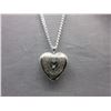 Image 1 : Sterling Silver "Open Heart" Locket