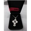 Image 2 : Custom made - Sterling Silver Cross Necklace