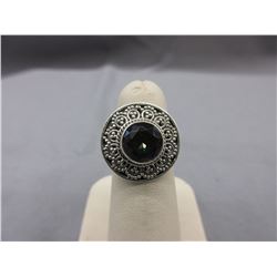 Bezel set - Mystic Topaz & Sterling Silver Ring