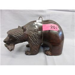 Mexican Ironwood bear carving