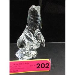 Lead crystal "Seal" statuette