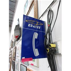 Bell telephone wall sign