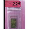 Image 2 : Rare- 10 Gram "Fine Gold" Johnson Matthey Bar