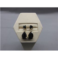 New 3.66 CTW Sapphire & Diamond Earrings