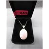 Image 2 : Custom made - Pink Opal Necklace with Chain