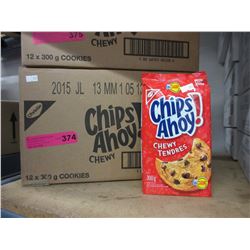 Case of Chips Ahoy Chewy cookies