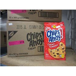Case of Chips Ahoy Chewy cookies
