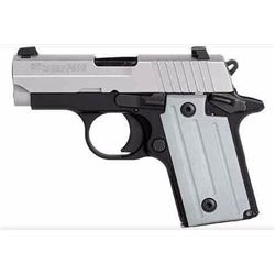*NEW* SIG SAUER *CA Comp* 380ACP 2.7" 6+1 NS Poly Grip Blk Frm SS Slide 798681435951