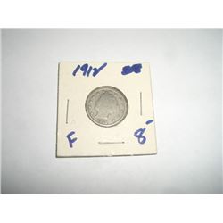 1912-P *RARE KEY DATE* LIBERTY "V" NICKEL RED BOOK VALUE $8.00+ *NICE EARLY FINE GRADE NICKEL*!!