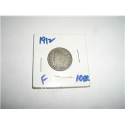 1912-P LIBERTY "V" NICKEL RED BOOK VALUE $10.00+ *NICE EARLY FINE GRADE NICKEL*!! NICKEL CAME OUT OF