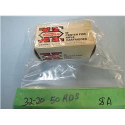 LOT 50 RNDS 32-20 AMMO