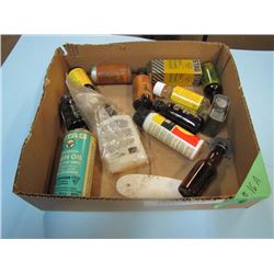 BOX ASSORT GUN OIL ETC