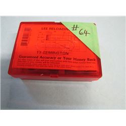 SET LEE .17 REMINGTON LOADING DIES