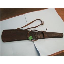 LEATHER RIFLE SCABBARD