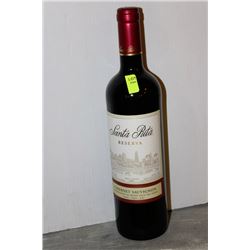 5 BOTTLES OF SANTA RITA RESERVA CABERNET SAUVIGNON