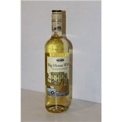5 BOTTLES OF BIG HOUSE WHITE WINE