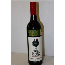 5 BOTTLES OF THE BLACK CHOOK SHIRAZ RED WINE