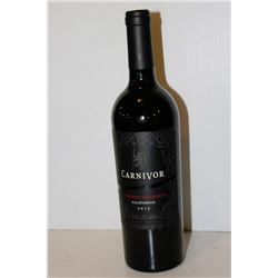5 BOTTLES OF CARNIVOR CABERNET SAUVIGNON RED WINE