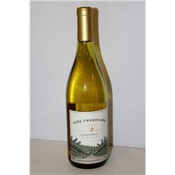 5 BOTTLES OF ACRE TWENTY-ONE CHARDONNAY