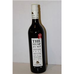 5 BOTTLES OF THE STUMP JUMP SHIRAZ RED WINE