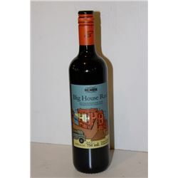 5 BOTTLES OF BIG HOUSE RED WINE