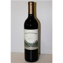 5 BOTTLES OF ACRE TWENTY-ONE MERLOT RED WINE