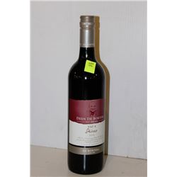 5 BOTTLES OF DEEN DE BORTOLI SHIRAZ RED WINE