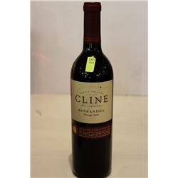 5 BOTTLES OF CLINE ZINFANDEL