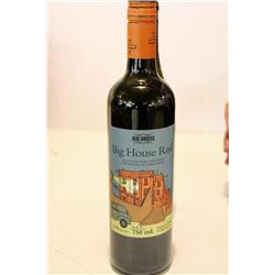 5 BOTTLES OF BIG HOUSE RED