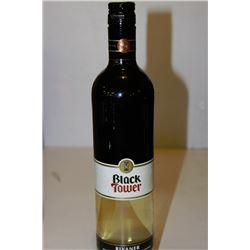 5 BOTTLES OF BLACK TOWER RIVANER