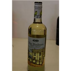5 BOTTLES OF THE BIRDMAN PINOT GRIGIO