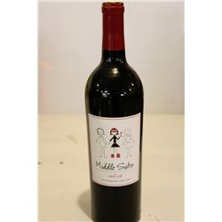 5 BOTTLES OF MIDDLE SISTER REBEL RED