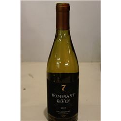 5 BOTTLES OF DOMINANT 7 CHARDONNAY