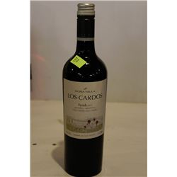 4 BOTTLES OF DOñA PAULA LOS CARDOS SYRAH 2013