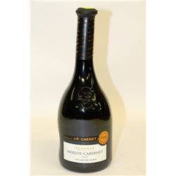 5 BOTTLES OF J.P. CHENET RESERVE MERLOT-CABERNET