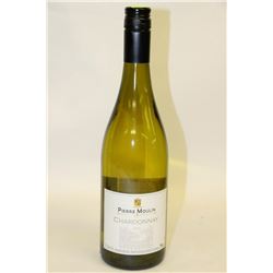 5 BOTTLES OF PIERRE MOULIN CHARDONNAY