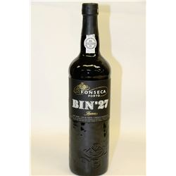 5 BOTTLES OF FONSECA PORTO BIN NO. 27 PORT WINE