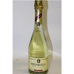 4 BOTTLES OF HENKELL BLANC DE BLANCS