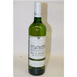 2 BOTTLES OF DUC DE TOURNY BORDEAUX BLANC