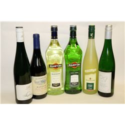 6 BOTTLES OF ASSORTED WINE