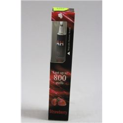 NEW 800 PUFF ELECTRONIC HOOKA PEN (STRAWBERRY)
