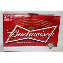 CASE OF 24 BUDWEISER BEER CANS 5% ALCOHOL