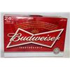 Image 1 : CASE OF 24 BUDWEISER BEER CANS 5% ALCOHOL