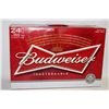 Image 1 : CASE OF 24 BUDWEISER BEER CANS 5% ALCOHOL
