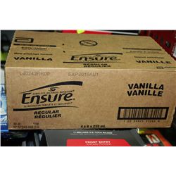 CASE OF 24 235ML ENSURE ON CHOICE: VANILLA