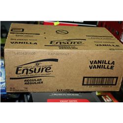 CASE OF 24 235ML ENSURE ON CHOICE: VANILLA