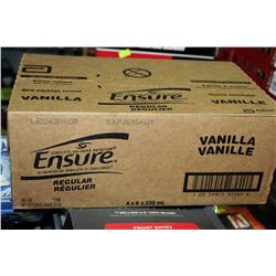CASE OF 24 235ML ENSURE ON CHOICE: VANILLA