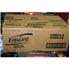 Image 1 : CASE OF 24 235ML ENSURE ON CHOICE: VANILLA