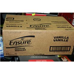 CASE OF 24 235ML ENSURE ON CHOICE: VANILLA